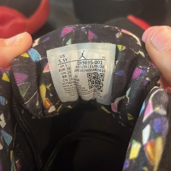 Jordan 12 Retro Low Super Bowl LV (GS) Athletic Shoes Red, Gold & Black Sz 5.5 - Picture 10 of 14